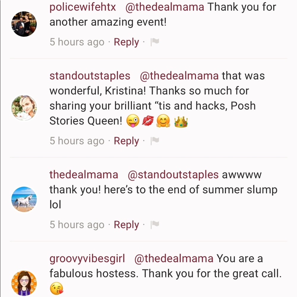 Thanks for coming 8/17 6pm pst posh n sip: after dark - Picture 8 of 12